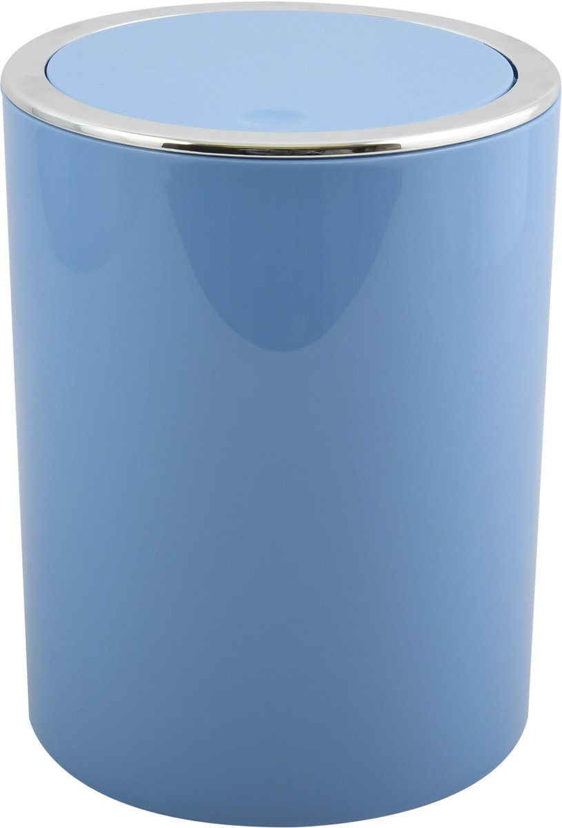 MSV Pedaalemmer 6L - KAMAKA - Prullenbak Badkamer - ABS - Blauw
