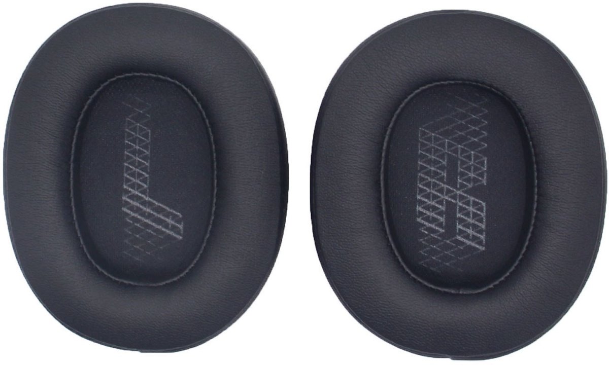 Oorkussens - Koptelefoonhoezen - 500BT On-Ear Oorkappen - Schuimhoezen - Koptelefoonaccessoires - Geschikt Voor JBL Live 500BT Oorkussens - Vervangende Koptelefoon Earpads - Zacht schuim - Eiwitleer - Zwart - 2 stuks