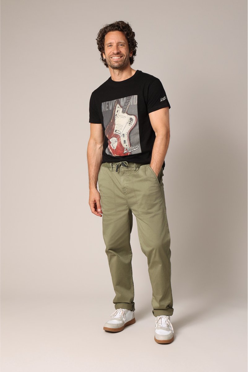 Deeluxe Stardust T-shirt Met Korte Mouwen Zwart M Man