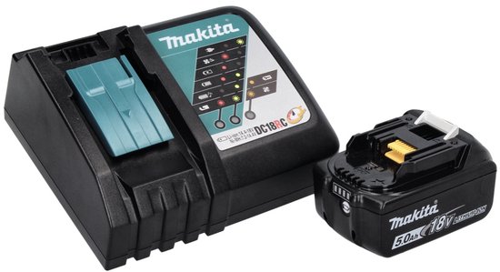 Makita DUM 111 RTX accugrasschaar heggenschaar 18 V + 1x oplaadbare accu 5.0 Ah + lader — afbeelding 3