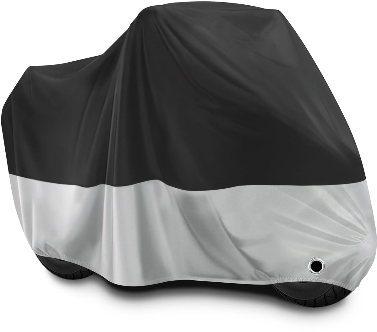 Motorhoes, motorhoes, waterdicht, winterbestendig, stofdicht, UV-bescherming met slotgat, buiten motorhoes voor scooters, bromfietsen, 245cmx105cmx125cm