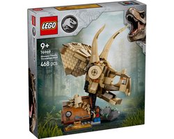 foto van LEGO Jurassic World Dinosaurusfossielen: Triceratops schedel - 76969