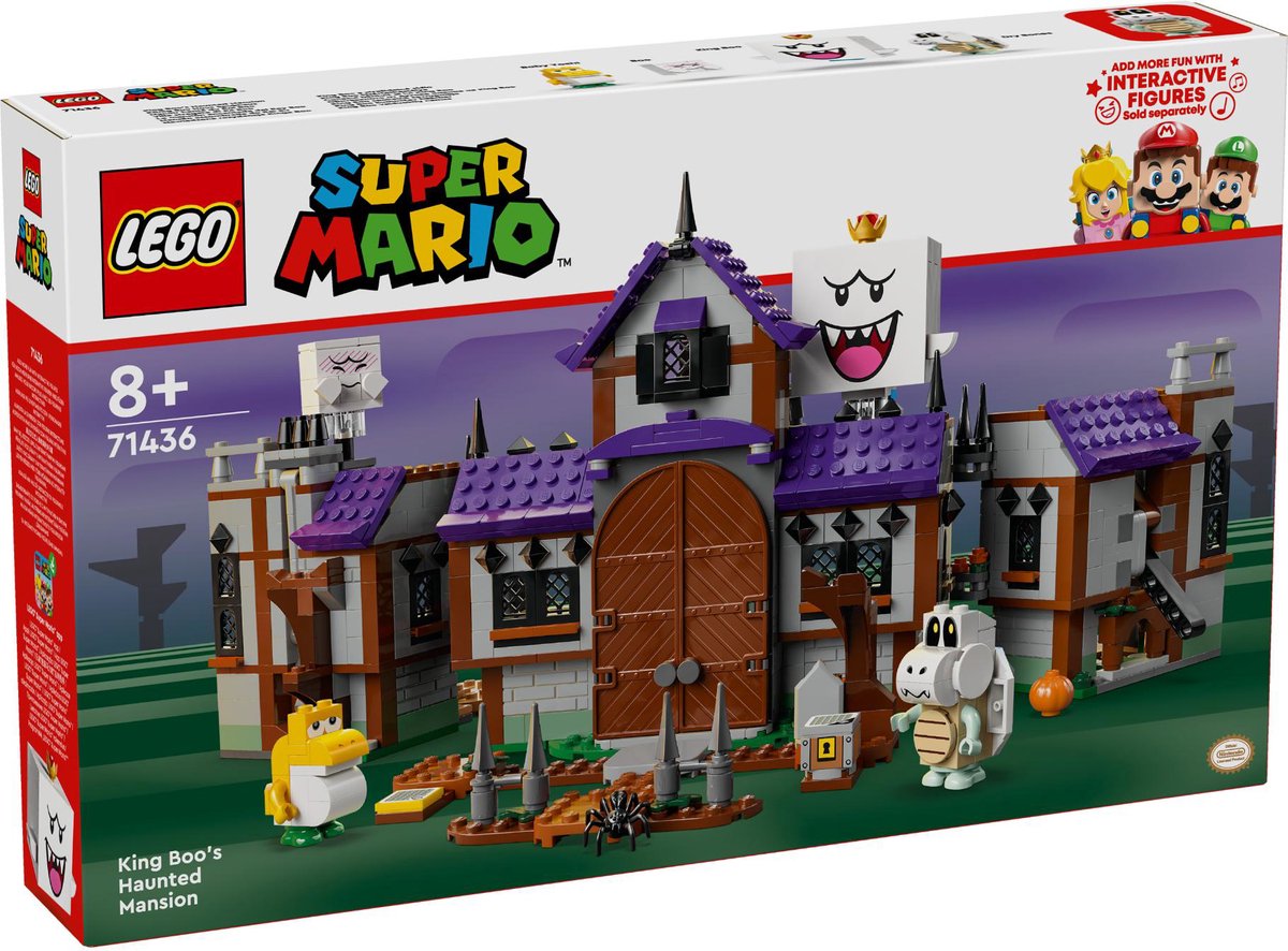 LEGO 71436 Super Mario King Boo's spookhuis