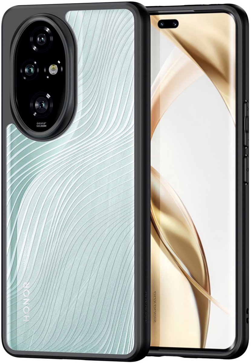 Dux Ducis - Telefoon hoesje geschikt voor de Honor 200 Pro - Back Cover - Aimo Series - Zwart