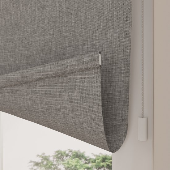 Store enrouleur électrique Easy Texture - Occultant - Gris Clair - 180 x 190 cm - CMD-02-P