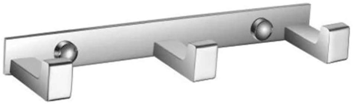 OMNIRES Uni - Drievoudige haak, chroom UN10130/KCR