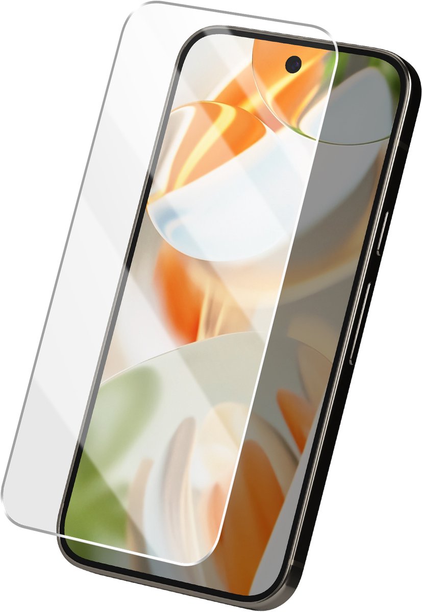 Avizar Gehard glas Geschikt voor Google Pixel 9 en 9 Pro Hardheid 9H anti-kras, Transparant
