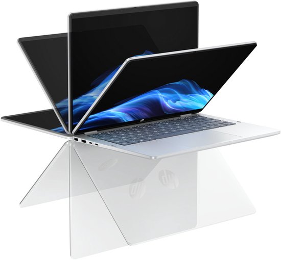 HP OmniBook 5 Flip 14-fp0000nc Intel® Core™ i5 i5-1334U 35,6 cm (14") Touchscreen 2K 16 GB LPDDR5-SDRAM 512 GB SSD Wi-Fi 6 (802.11ax) Windows 11 Home Zilver - HP - Hoofdafbeelding