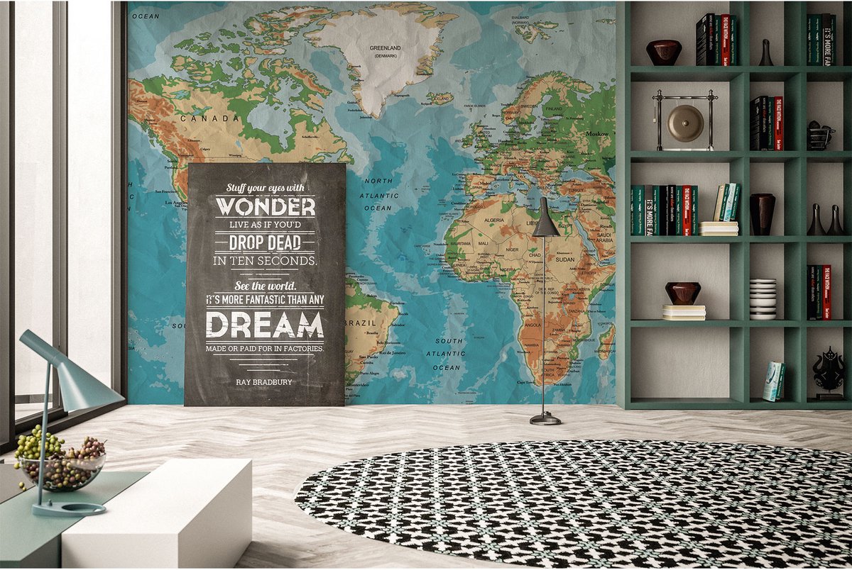 Fotobehang WorldTrip DD100000 A.S. Création XXL World Trip | 3D Fotobehang op maat