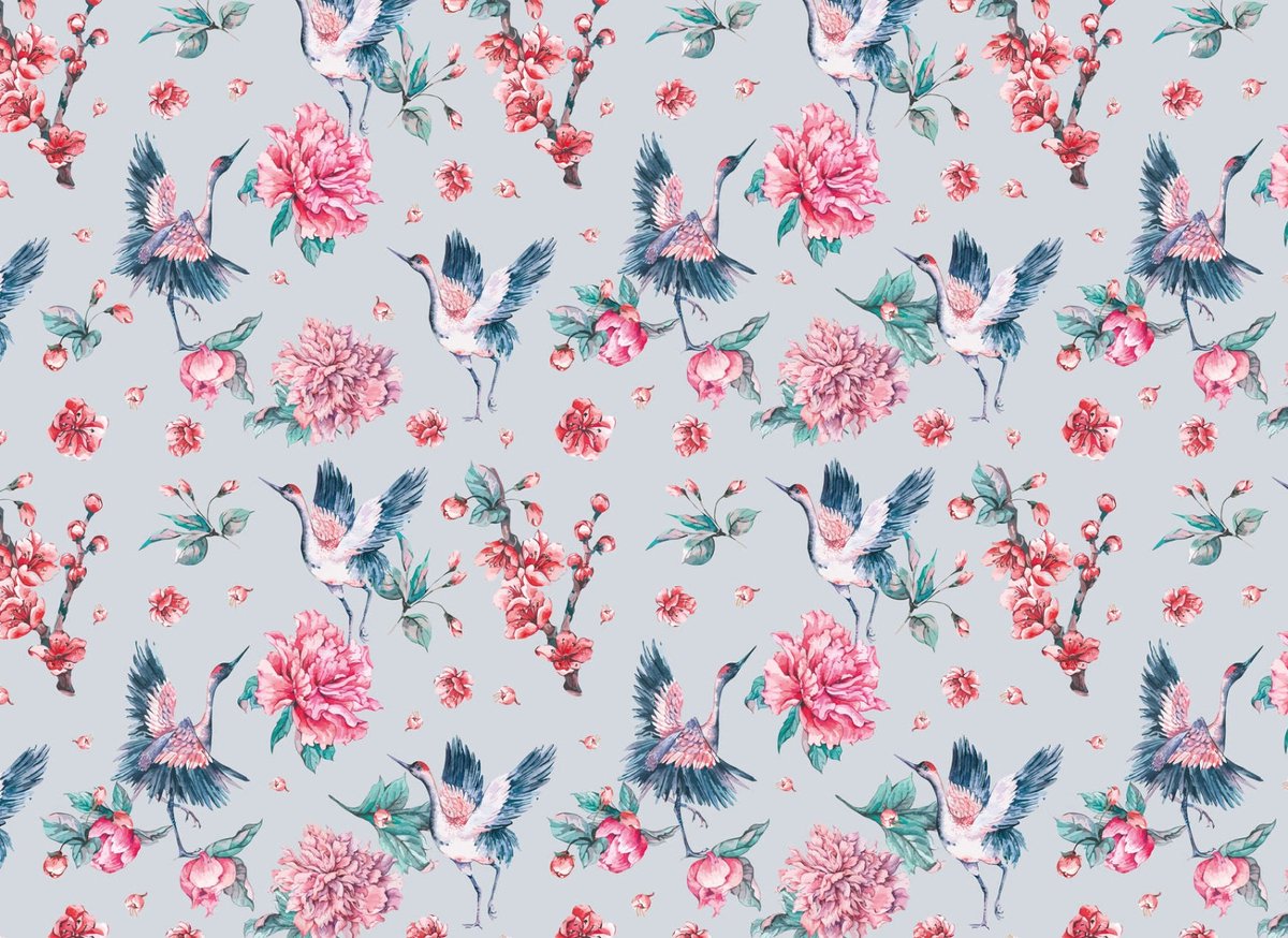 Fototapete Designwalls 2 DD123718 PinkCrane