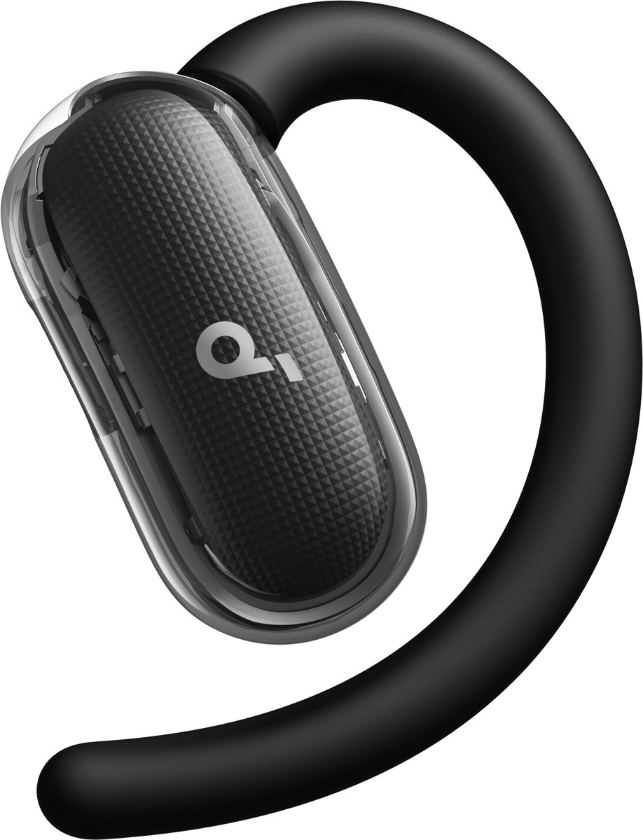 Soundcore V40i by Anker, open-ear hoofdtelefoon, kristalhelder ontwerp, 4 verstelbare standen voor een goede pasvorm in elk oor, 2x diepere bas, IP55, 21 uur afspeeltijd, duidelijke AI-gesprekken, Bluetooth 5.4, app-bediening — afbeelding 2
