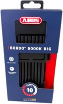 Antivol pliant Abus Bordo 6000K SH 120cm noir