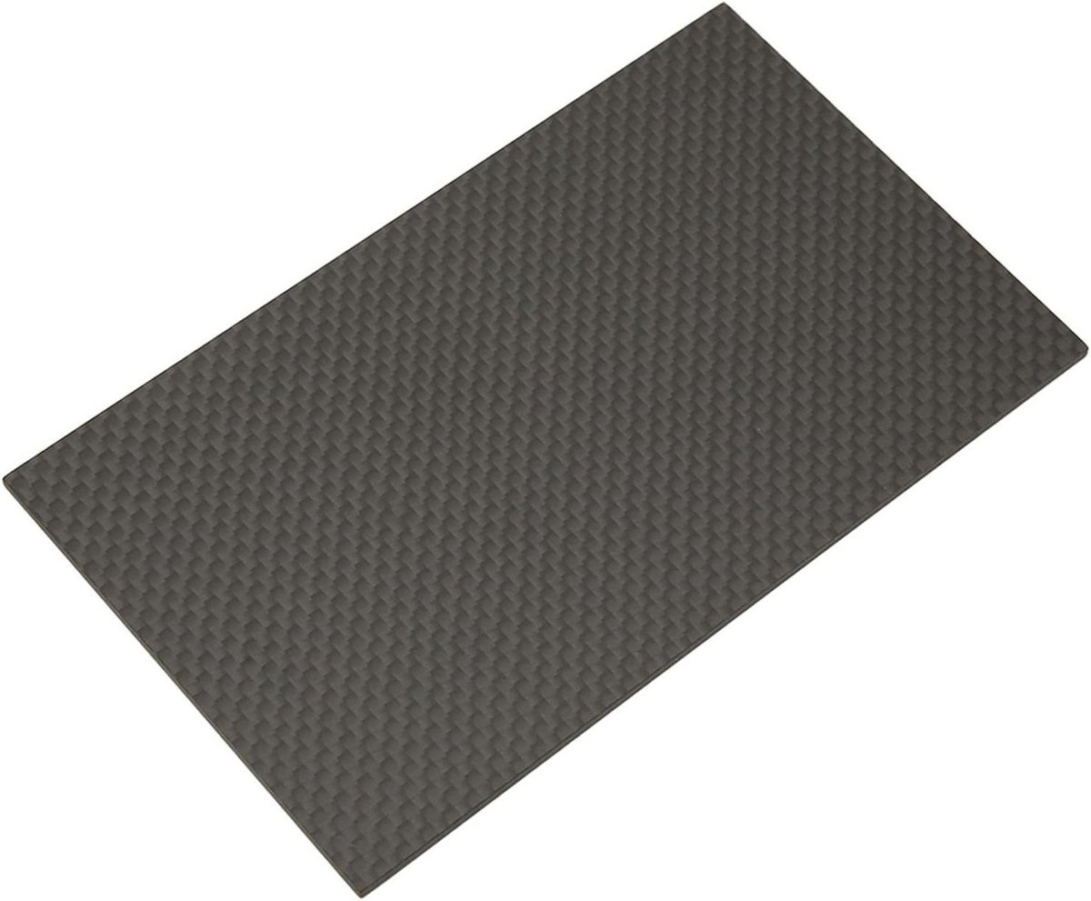 Allecto Plus - Carbon Fiber Plaat 100% 3K Twill Mat 75mmx125mmx0.5mm 1.5mm 1.5mm 2mm 3mm Dikte Koolstofvezel Paneelvel (2mm) - Lichtgewicht en Sterk