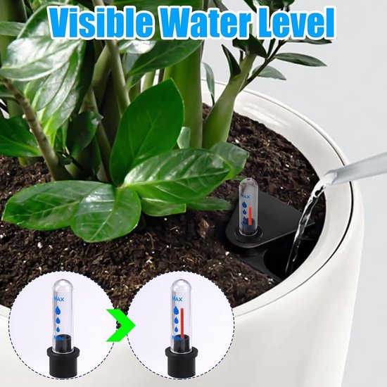 Jauge De Niveau D’eau En Plastique – Pour Pots De Fleurs Intérieurs Et Arrosage Malin