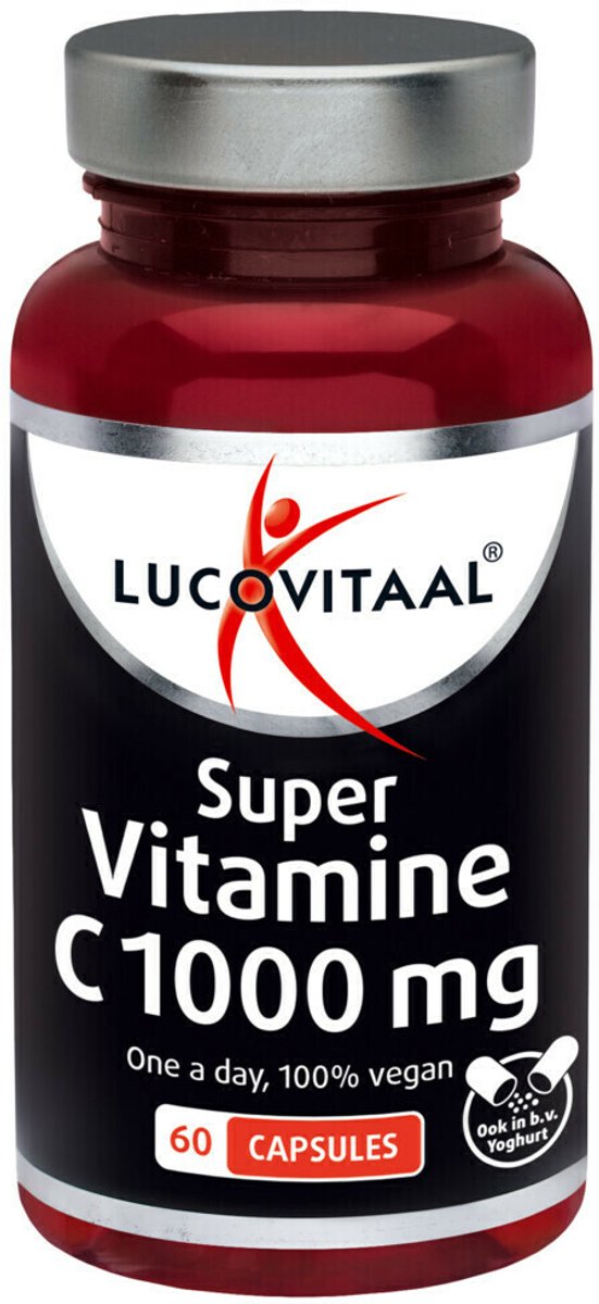 Lucovitaal - Super Vitamine C 1000mg Vegan - 3 x 60 Capsules - Voordeelverpakking