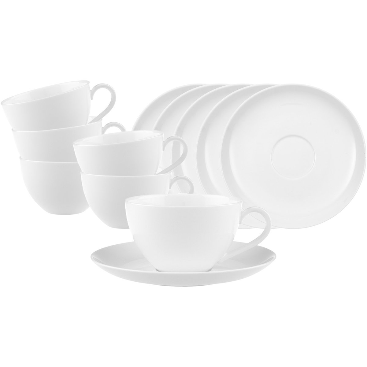 Kaffeetasse mit Untertasse Anmut 6er Set Set van 12