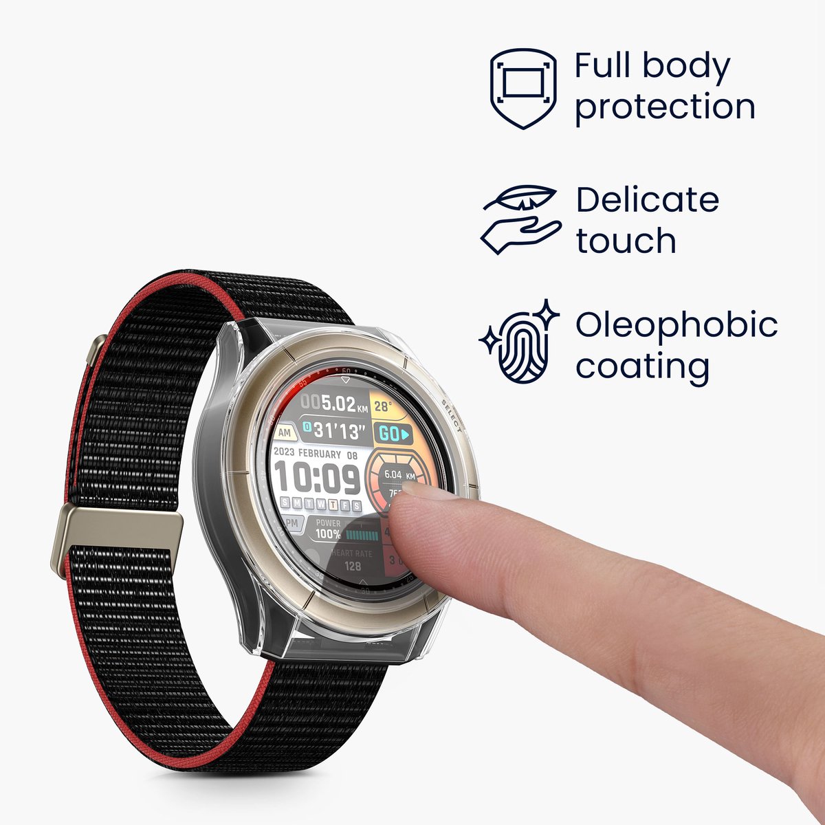 Kwmobile Coque Compatible Avec Amazfit Active 2 Coques