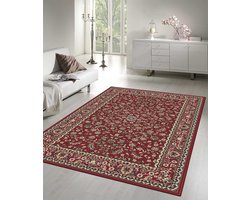 Klassiek Rood Oosters Vloerkleed – Nain Collectie - Traditioneel Vintage Tapijt- 200x290 CM