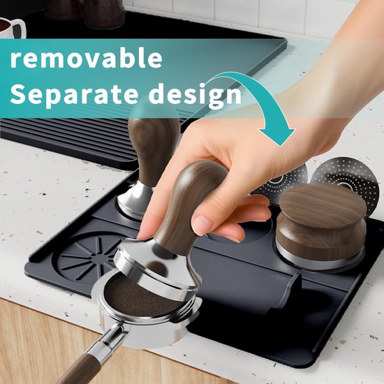 Inwee Siliconen Mat voor Koffiemachine - Anti-slip, Waterdicht