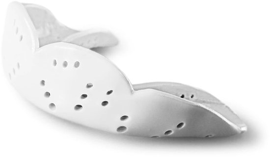 Sisu - Aero 1.6 - Bitje - Mondbeschermer / Gebitsbeschermer / Mouthguard - Maat M - Wit - Ultra Dun & Sterk Sportbitje