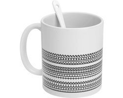 Grappige koffiemok met verborgen boodschap - originele creatieve cadeau-idee voor koffieliefhebbers - unieke humoristische drinkbeker voor volwassenen