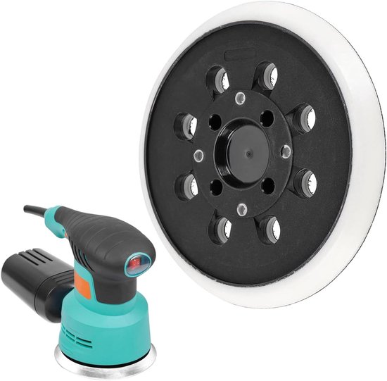 125 Mm Klittenband Schuurschijf Met 8 Gaten – Compatibel Met Black & Decker BD190, KA190E En SPEC375, Voor Stofvrij En Krachtig Slijpen