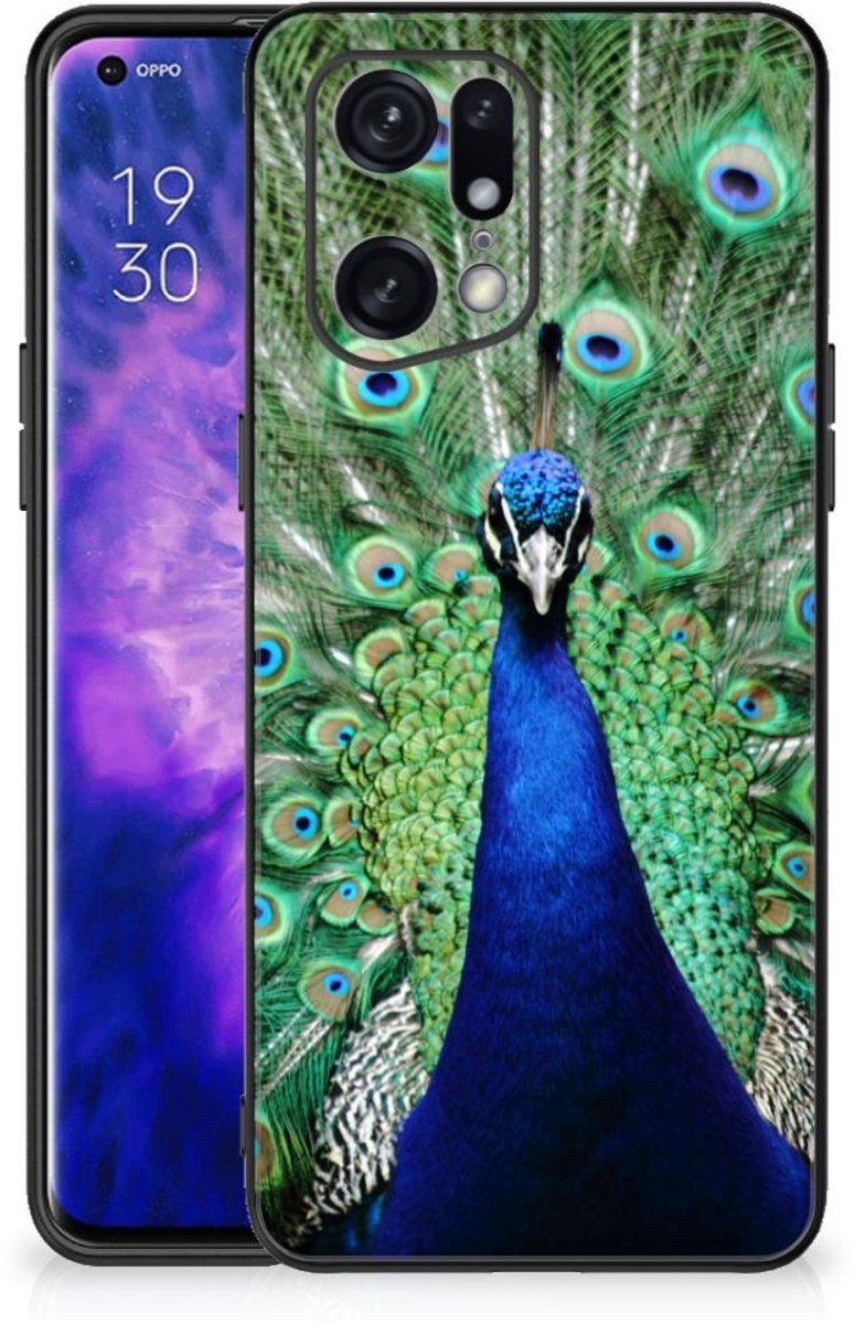 OPPO Find X5 Pro Dierenprint Telefoonhoesje Pauw