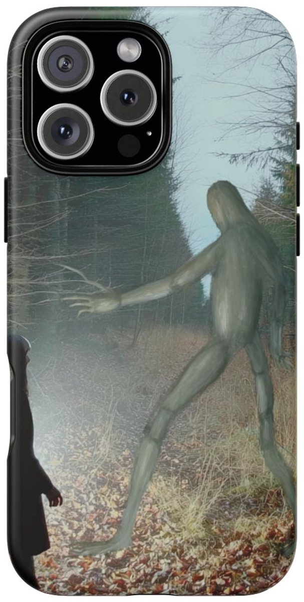 Mysterieuze Bosontmoeting – Telefoonhoesje Geschikt voor iPhone 16 Pro Max