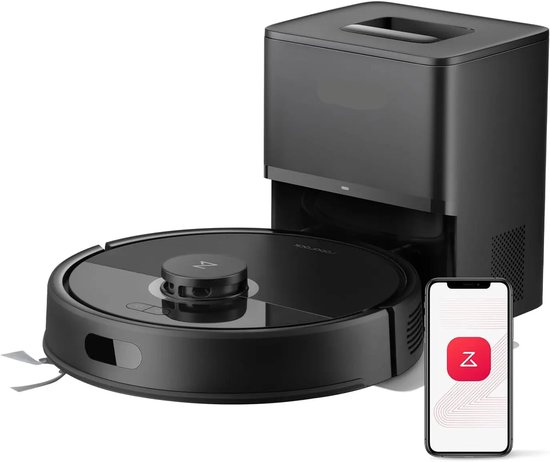 Robotstofzuiger – Dweilrobot – Robotstofzuiger Met Dweilfunctie – Automatische Stofzuiger – Draadloze Cleaner – 8000 Pa Zuigkracht – Grote 2,7L Stofzak