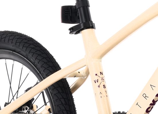 Tatra Bikes Kinderfiets 20 inch, Fiets voor Kinderen van 5 tot 8 jaar met aluminium frame, 6 derailleurversnellingen, schijfremmen, bel, voetsteun, reflectoren (Geel