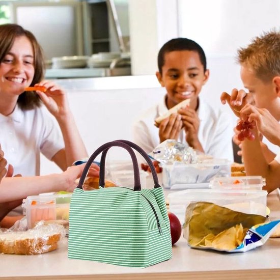 SNQ Kleine koeltas, koeltas, lunchtas, geïsoleerde tas, thermische lunchtas voor mannen, vrouwen, kinderen, school, kantoor, picknick van SNQ — afbeelding 4
