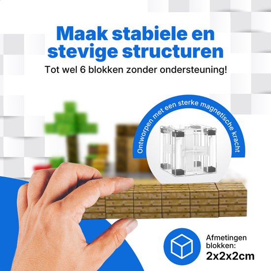 Magnetisch speelgoed – magnetisch bouwspeelgoed 510 stuks – magnetische bouwstenen – montessori speelgoed – magneten speelgoed - Villa