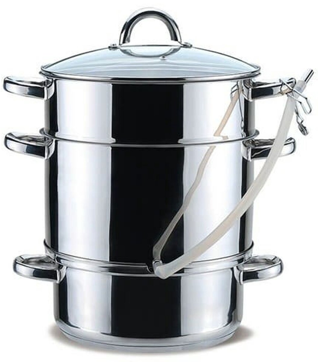 Stoomoven met braadpan Feel Maestro MR-1030 Metaal Siliconen Roestvrij staal Ø 26 cm 8 L 4,5 L