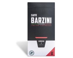 Barzini Espresso Cups - 22 cups - 100% Rainforest Alliance koffie cups - koffiecapsules