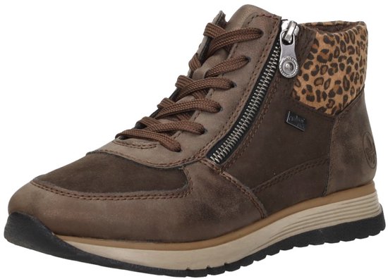 Bottes à lacets Rieker en synthétique marron - Taille 37