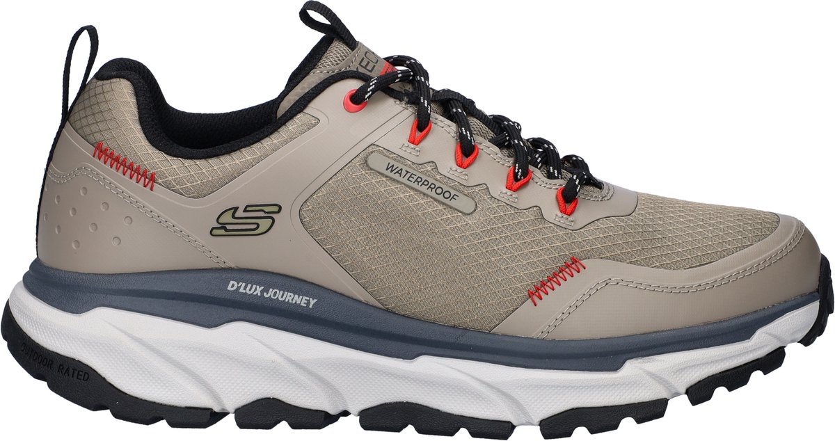 Skechers D’Lux Journey heren sneaker Taupe Bruin
