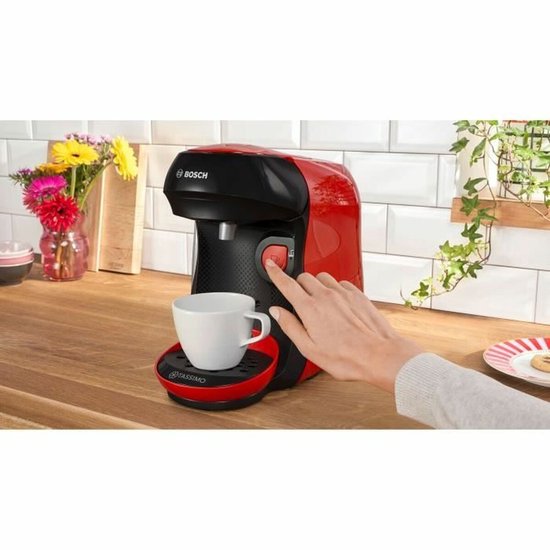 Bosch Machine à Café Tassimo Happy, tas1006, plus de 40 boissons chaudes, OneTouch, cafétière à