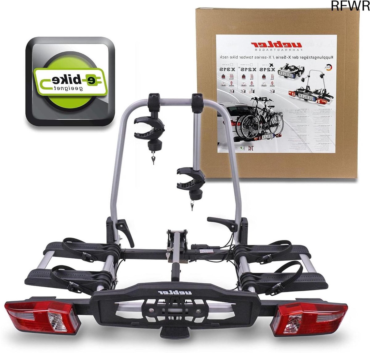 RFWR® Koppelingsdrager voor 2 fietsen - Geschikt voor e-bikes, opvouwbaar en compact