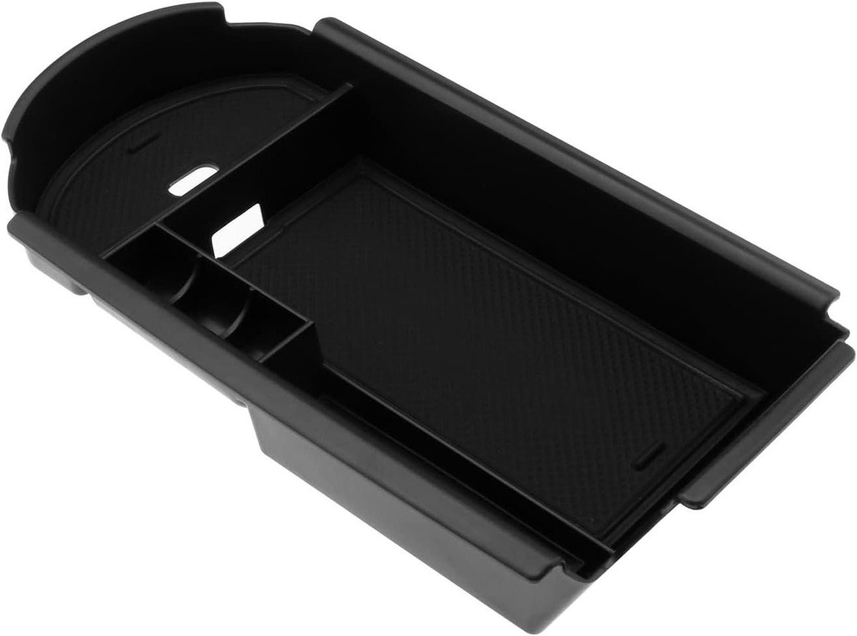 Allecto Plus - Opbergbak Middenconsole voor Toyota C-HR ZYX10 NGX50 - Opbergvak Armsteun Bakje - Zwart ABS - Auto Accessoires - 78 caracters
