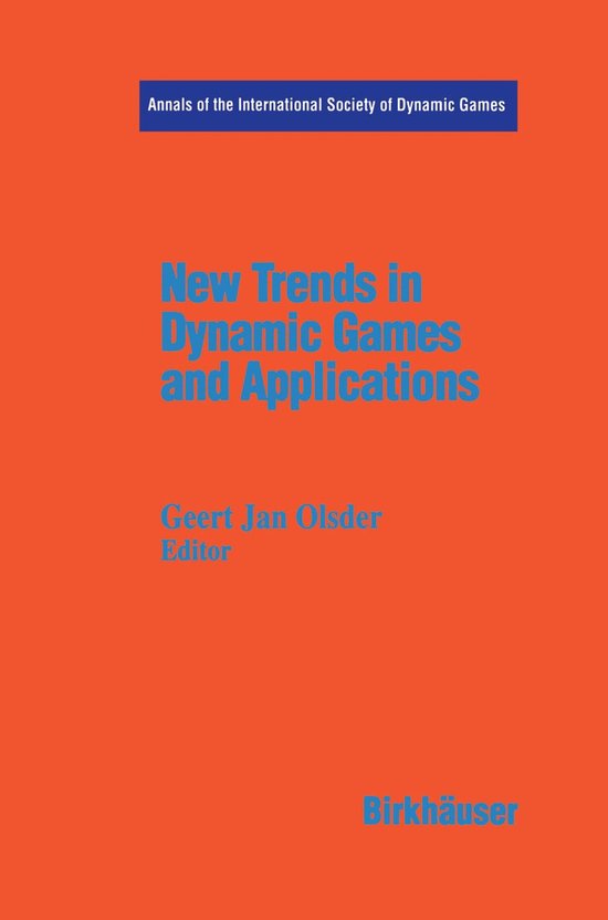New Trends in Dynamic Games and Applications - cover