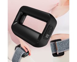 CHIWIN Massage Apparaat Spierpijn – Elektrisch Mini Spiermassage met Riem – 6 Intensiteiten & 3 Modi – Draadloos & LCD – Type-C – Voor Buik / Benen / Armen – Zwart
