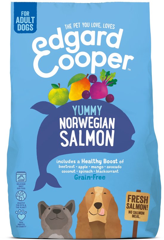 Edgard & Cooper Yummy Norwegian Salmon Adult Zalm&Rode Biet&Appel - Hondenvoer - 700 g