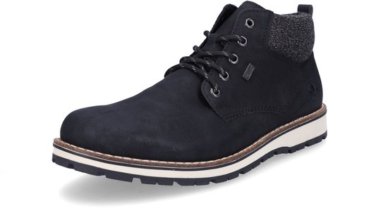 Rieker F3614 Veterlaarzen voor heren, zwart, 45 EU, zwart, 45 EU