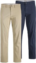 JACK & JONES- JPSTKANE DAVE CHINO 2PK MP NOOS - Heren - Chinos