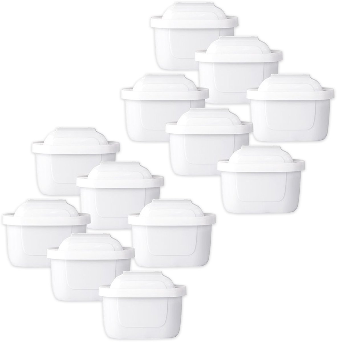 Filterpatronen - Geschikt voor Brita - Filter Patronen - 12 stuks - Filter geschikt voor o.a. Maxtra - Filterpatronen Water - Wit - van Saaf