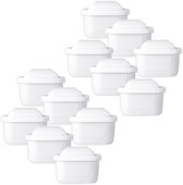 Saaf Filterpatronen geschikt voor Brita - 12 Stuks - Waterfilter - Filter voor o.a. Maxtra - Wit