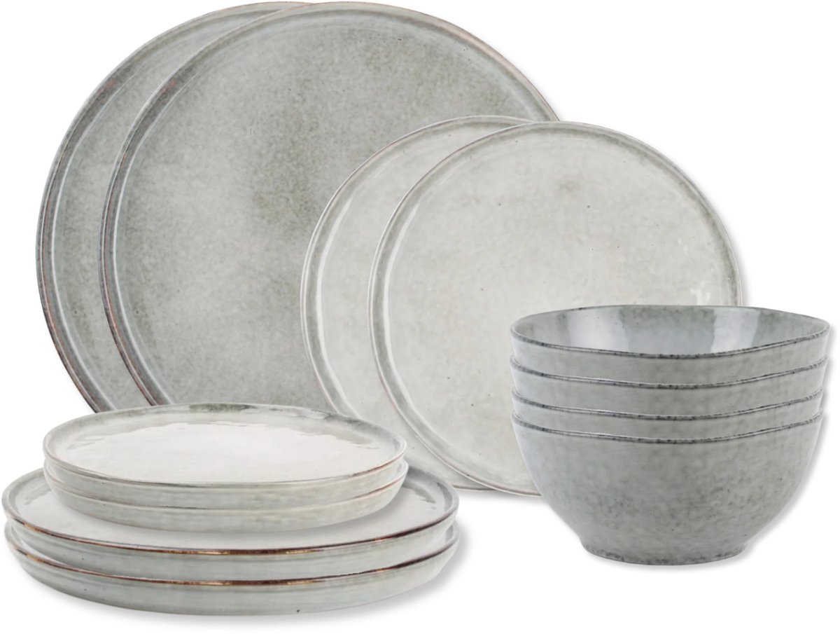 Salt&Pepper Artisan Groen - Serviesset