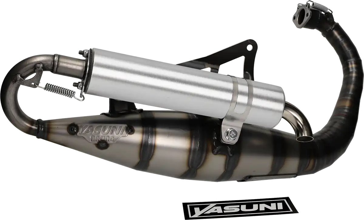 Uitlaat Yasuni C16 Aluminium Minarelli Verticaal