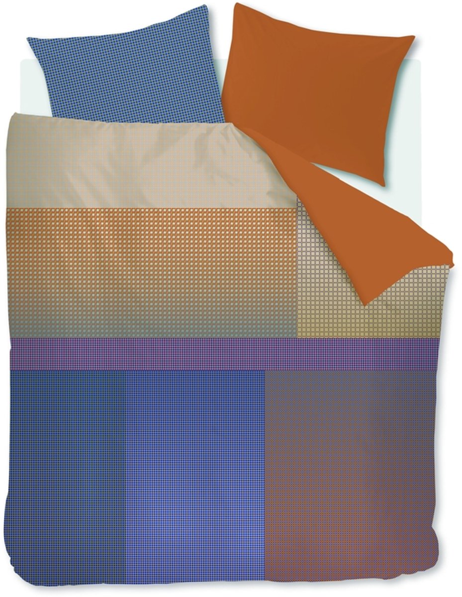 Beddinghouse Dutch Design Oxford Street Dekbedovertrek - Tweepersoons - 200x200/220 cm - Blauw