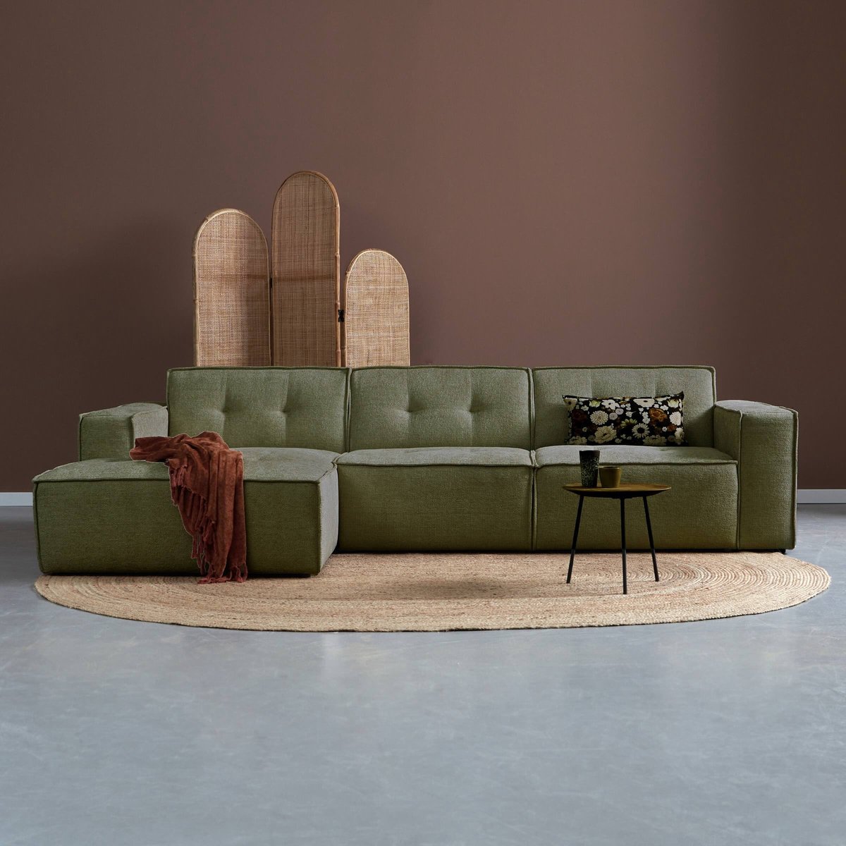FLOW met chaise longue links - Majestic 607